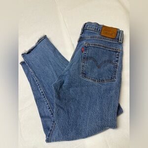 🔷PREMIUM LEVIS WEDGIE  STRAIGHT Blue Denim Jeans🔷